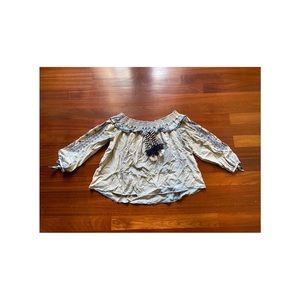 Off the shoulder shirt